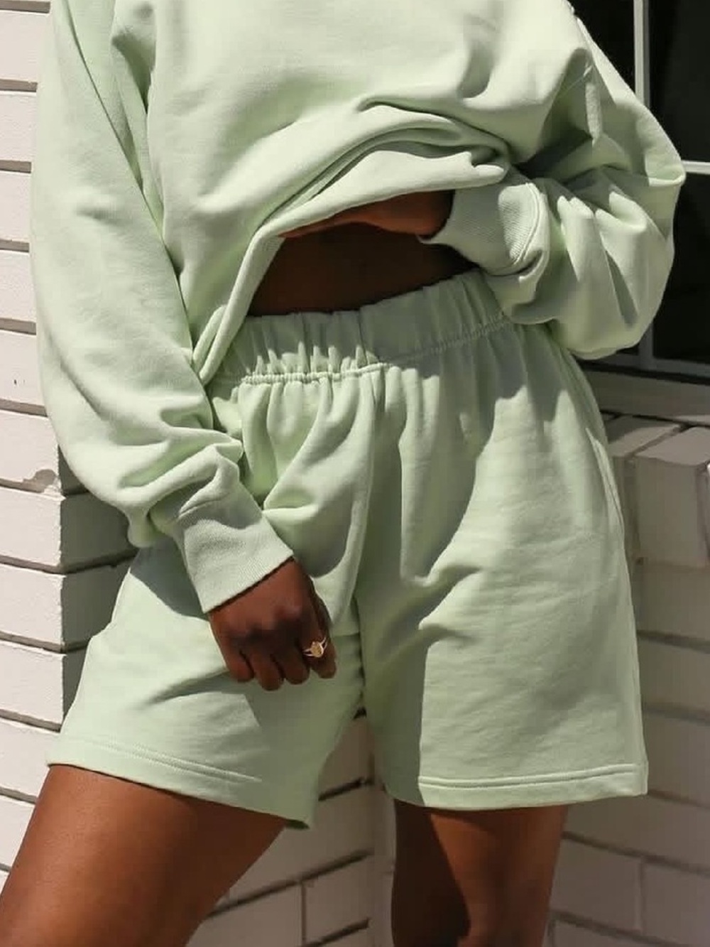 Brunette the Label “Best Friend” Short in Mint Gelato